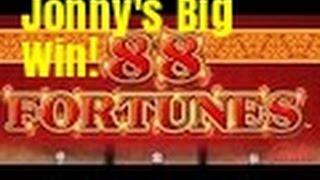 BIG WIN HIT! 88 FORTUNES SLOT MACHINE BONUS-LIVE PLAY
