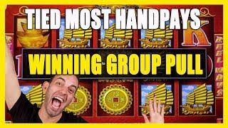 •MOST HANDPAYS / WINNING Group Pull • BCSlots