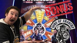 Sons of Anarchy Live Play max bet $3.00 with BONUS and BIG WIN Slot Machine