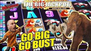 $1,000 Mighty Mammoth Slot Play! • GO BIG OR GO BUST! • WILL RAJA WIN?? •
