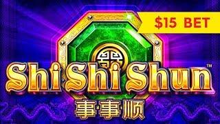 NEW LOCK IT LINK! Shi Shi Shun Slot - NICE SESSION, ALL FEATURES!