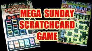 BIG SUNDAY GAME"WIN ALL"CASH VAULT MONOPOLY"FRUITY £500"
