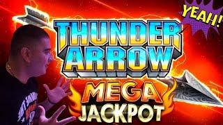 High Limit Thunder Arrow Slot Machine BIG HANDPAY JACKPOT | High Limit Konami Slot HANDPAY JACKPOT