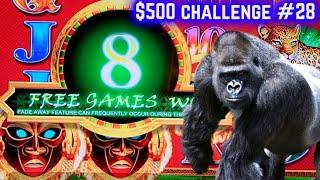 Konami Slot Bonus! $500 Challenge To Win At Casino ! EP-28