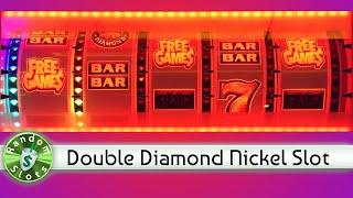 Double Diamond Nickel slot machine bonus