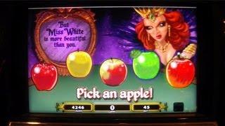 Miss White Slot Machine BONUS ROUND Free Spins Win