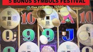 •KURI Slot’s 5 Bonus Symbols Festival •4 of Slot machine bonus games•$2.00~3.00 Bet