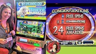 RARE 1st EVER HANDPAY Jackpot on White Buffalo Slot Machine
