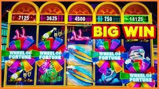 I CRUSHED Wheel of Fortune Collector's Editions Slots! BIG WIN, LOVED IT!