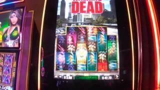 The Walking Dead Live play at Max Bet $3.00 Slot Machine Aristocrat 2