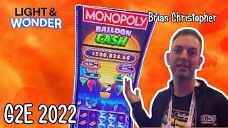 G2E 2022: MONOPOLY: Balloon Cash  ** Light and Wonder **