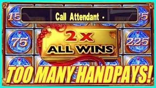 2 MAN(N)Y HANDPAYS! MIGHTY CASH + BIG WINS!! | Slot Traveler