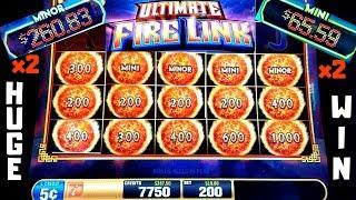 •SUPER BIG WIN• ULTIMATE FIRE LINK Slot Machine $10 Max Bet Bonus HUGE WIN |Live Slot Play & BIG WIN