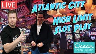$10,000 High Limit Live Slot Play from Atlantic City!