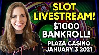 SLOT LIVESTREAM!! $1000 Bankroll!! Let’s start the new year right!