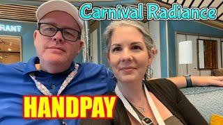 CARNIVAL RADIANCE CRUISE - Pt 1 VLOG - We Got TWO HANDPAYS in the CASINO! | Living the Slot Life