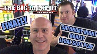 ••Finally Live Saturday Night Barely Legal Slot Play!