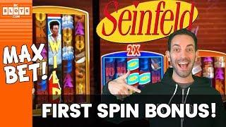 •First Spin BONUS on Seinfeld • NEW Psychedelic BONUS • BCSlots #AD