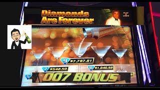 •Shaken or stirred? Martini Bonus on James Bond 007 slot machine