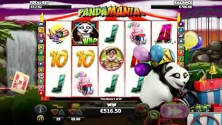 Pandamania slots - 613 win!