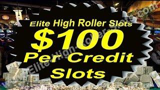 •$100 Slot Machine! Max Bet 75 $7,500 Per Spin! Jackpot Handpay High Stakes Vegas Casino Video Slots