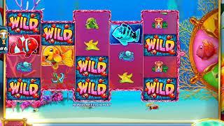 GOLD FISH 3 Video Slot Casino Game with a "HUGE WIN" RED FISH BONUS