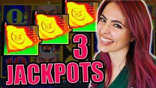 FINALE of GREATEST COMEBACK EVER! 3 HANDPAY JACKPOTS on Golden Century!