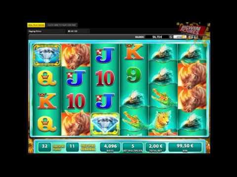 Raging Rhino - 53 Free Spins With 2€ bet!