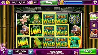 JUNGLE WILD Video Slot Casino Game with a "BIG WIN" FREE SPIN BONUS
