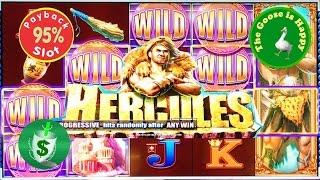 • Hercules 95% slot machine, Happy Goose