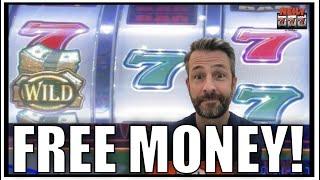 GAMBLING FOR FREE IS THE BEST! Playing the slots with free money!