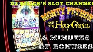 ~$$$ 6 MINUTES OF JUST BONUSES $$$ ~ Monty Python Slot Machine ~ • DJ BIZICK'S SLOT CHANNEL