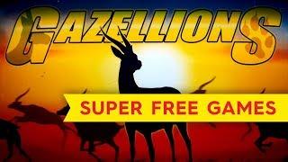 Gazellions Slot - HUGE WIN - SUPER FREE GAMES!