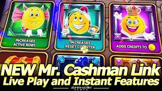 NEW Mr. Cashman Link Cashman Kingdom Slot Machine! Live Play and Instant Features, Fun Hold and Spin