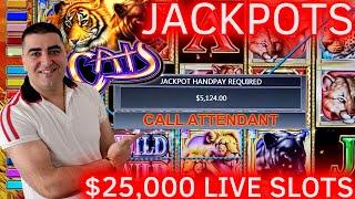 I Risked $25,000 On High Limit Slot Machines - Here's What Happened !