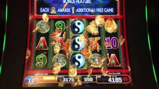 Dragon Rising 14,750 unit jackpot BIG WIN slot machine jackpot Las Vegas casino December 27, 2015