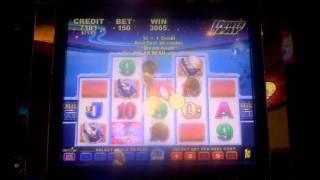 Slot machine line hit on Arctic Dreaming at Parx Casino.