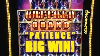 BUFFALO GRAND SLOT - "PATIENCE" - **BIG WIN** - (Casinomannj) Slot Machine Bonus