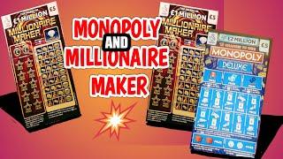 AMAZING SCRATCHCARD GAME..MONOPOLY DELUX..CASH SPECTACULAR