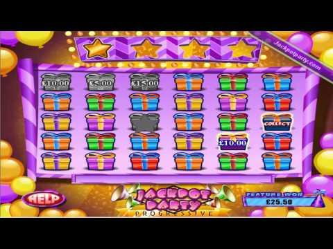£147.41  SURPRISE JACKPOT PARTY PROGRESSIVE (246 X STAKE) ON ZEUS™ SLOT GAME AT JACKPOT PARTY®