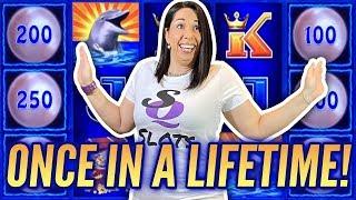 • ONCE IN A LIFETIME SLOT MACHINE WIN • RARE AND UNBELIEVABLE •