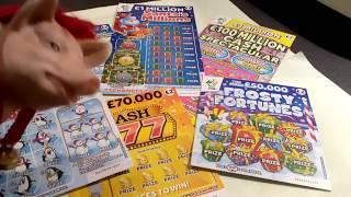 SANTA'S MILLIONS Scratchcards..777 CASH..FROSTY FORTUNES..SPECTACULAR..Xmas COUNTDOWN.Like for BONUS
