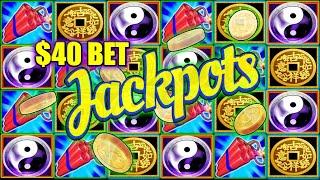 I GOT A JACKPOT ON LAST SPIN! $40 BET HIGH LIMIT SLOT MACHINE