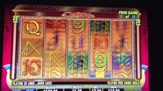 Cleopatra Slot Machine Bonus Free Spins IGT Win £2 a spin