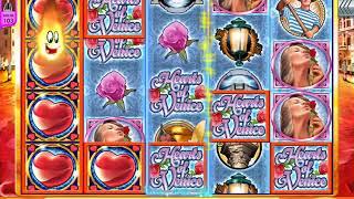 HEARTS OF VENICE Video Slot Casino Game with a 