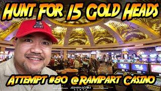 Hunt For 15 Gold Heads! Ep. #80, Buffalo Gold Revolution at Rampart Casino in Las Vegas