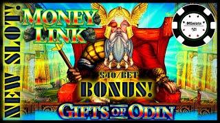 •️NEW SLOT! HIGH LIMIT Money Link Gifts Of Oden  •️$40 BONUS ROUND Slot Machine •️