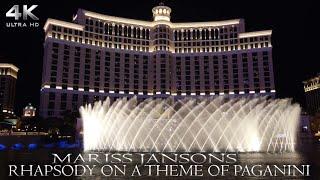 Fountain of Bellagio Water Show | Mariss Jansons - Rhapsody on a Theme of Paganini