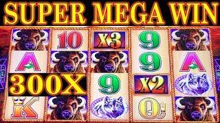 • SUPER MEGA WIN 300X BET • BUFFALO GOLD WONDER 4 COIN SHOW • BONUS & RETRIGGER SLOT MACHINE •