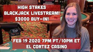 High Stakes Blackjack Livestream! Some UNBELIEVABLE Hands!!